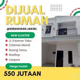 DIJUAL UNIT RUMAH MINIMALIS 2 LANTAI DI KEBAGUSAN ASAR MINGGU JAK-SEL