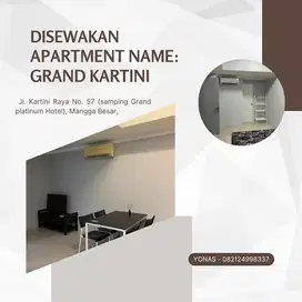 DISEWAKAN  Apartment Name: Grand Kartini