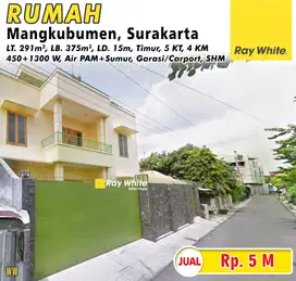 Dijual Rumah di Mangkubumen, Surakarta