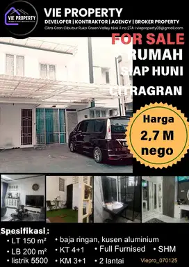DI JUAL RUMAH DI CITRA GREN CIBUBUR