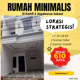 DIJUAL RUMAH MINIMALIS 2 LANTAI DAERAH JAGAKARSA JAKARTA SELATAN