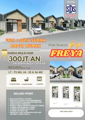 RUMAH MURAH SIDOARJO GRIYA FREYA DAMARSIH BUDURAN