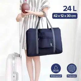 Tas Jinjing Duffel Lipat Travel Bag 24L Navy Blue