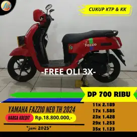 PROMO YAMAHA FAZZIO NEO TAHUN 2024 CASH KREDIT BERGARANSI