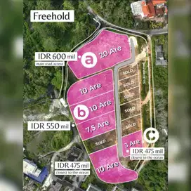 Uluwatu – Pink Zone Tourist Land Location: Near Savaya/Alila