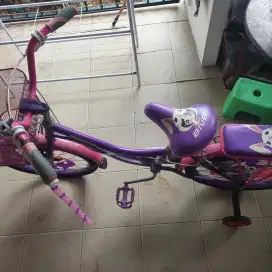 Sepeda anak roda 4 like new