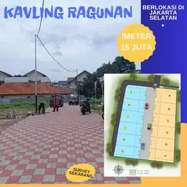tanah kavling hook ragunan Jakarta Selatan 1 Km tol busway