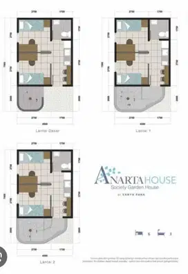 Jual Murah rumah kost anartha house  vanya park