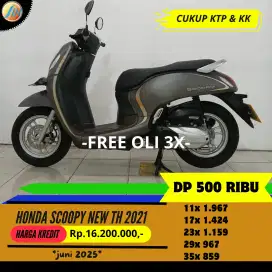 HONDA SCOOPY NEW TAHUN 2021 MULUS CASH KREDIT BERGARANSI