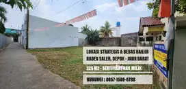 Dijual Nego Tanah 325 m2 SHM Strategis di Sukmajaya, Depok Kota