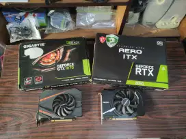 VGA MINI ITX Single Fan - MSI RTX 3050 8GB & GIGABYTE GTX 1070