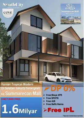 Dijual Rumah Cantik Di South City | Pondok Cabe - Tangerang Selatan