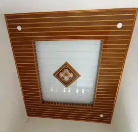 Plafon PVC begdrop interior terpasang bisa juga matrial saja