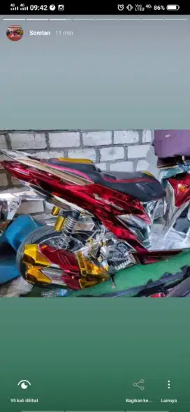 Jual body vario 150
