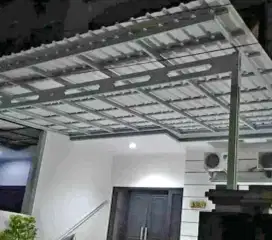 Kanopi baja ringan terpasang