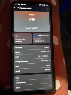 Oppo A38 Hitam Mulus