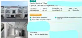 Dijual Rumah Siap Huni Cluster Kencana Village Jagakarsa