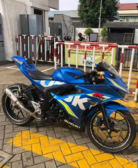 GSX R 150 2018 awal, kondisi terawat, KM super low, warna favorit