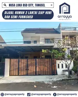 RUMAH 2 LANTAI SIAP HUNI DI NUSA LOKA BSD CITY -HRB169