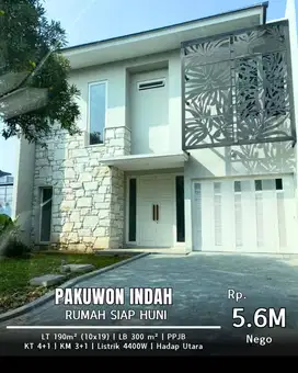 Dijual Rumah Pakuwon Indah The Mansion Minimalis Modern 2 Lantai