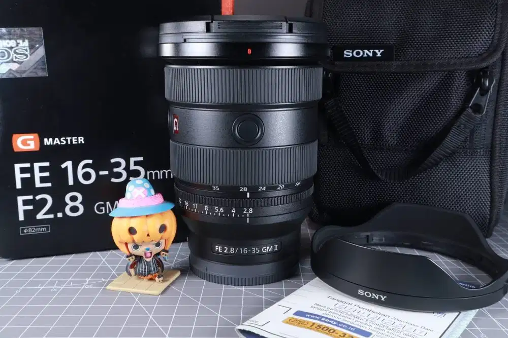 Lensa Sony FE 16-35mm f2.8 GM II Like New Komplit