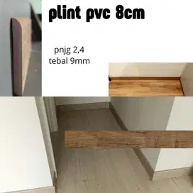 aksesoris lantai plint pvc 8cm panjang 2,4m