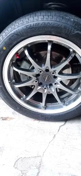 VELG RAYS CE28 R17 JAPAN DESIGN DENGAN BAN TURANZA