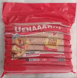 Belfoods Sosis Ayam Panjang 475 Gram Isi 15