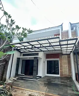 Dijual Cepat Rumah Full Furnished Mewah Konsep Bali Kondisi Baru