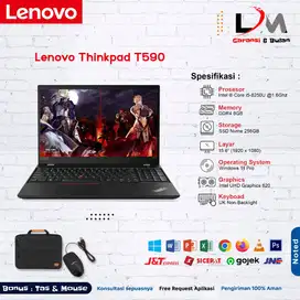 Lenovo Thinkpad T590 i5 Gen 8 Ram 8GB SSD 256GB 15.6 INCH FHD Win 11