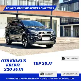 Km 28rb Toyota Rush GR Sport 1.5 AT 2022 Hitam