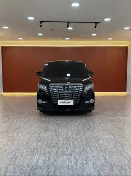 (CBU) Toyota Alphard SC 2.5 AT Hitam, Odo 72rb, Hitam