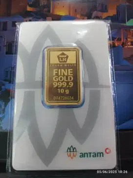 LOGAM MULIA ANTAM 10 GRAM -*CERTIEYE REDMARK