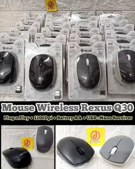MOUSE WIRELESS REXUS Q30 SILENT CLICK - DISASS JOGJA