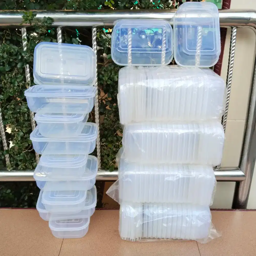 12 Pcs Box / Tepak / Kotak Plastik 850 ml Wadah Penyimpanan Serbaguna