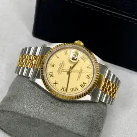 Rolex date just 36mm two-tone watch only original