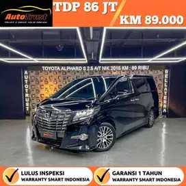 [CASH/KREDIT] TOYOTA ALPHARD 2.5 S A/T NIK.2015