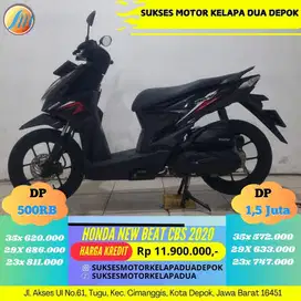 HONDA NEW BEAT CBS 2020 CASH/KREDIT SURAT LENGKAP BERGARANSI