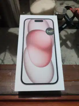 iPhone 15 resmi (new/segel) (iBox) 128gb (Pink)