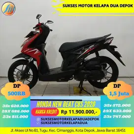 HONDA NEW BEAT CBS 2020 CASH/KREDIT SYARAT MUDAH DP MURAH