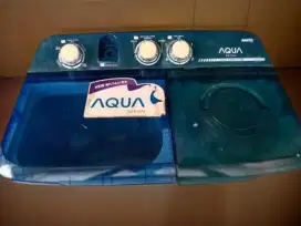 jual mesin cuci aqua hijab 8kg, mesin halus, body mulus, siap pakai