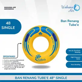 Ban Renang Dewasa Anak Watertube Waterpark Waterboom Ukuran 48 Single