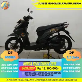 HONDA BEAT STREET 2019 CASH/KREDIT SYARAT MUDAH KTP/KK