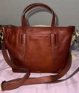Fossil Bag Skylar Leather Satchel