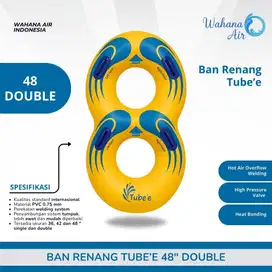 Ban Renang Dewasa Anak Watertube Waterpark Waterboom Ukuran 48 Double