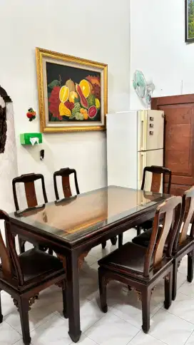 Meja Makan Kayu Jati