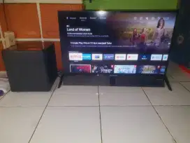 Android soundbar led polytron 32 inch
