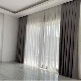 Pesan Tirai Gorden Jendela Gordyn Mewah Hordeng Terbaru Murah