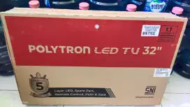 JUAL POLYTRON LED TV 32 PLD 32TV1755 + Speaker Tower Type SPK T1032
