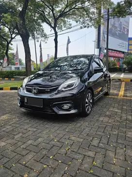 Honda Brio RS AT 2016 Hitam KM 30rb Atas Nama Pribadi